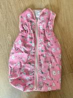 Poppen Slaapzak - Roze met Print, Ophalen of Verzenden, Zo goed als nieuw, Minder dan 70 cm, Slaapzak