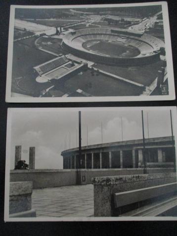 3e Rijk - 2x postkaart Olympisch stadion 1936 beschikbaar voor biedingen