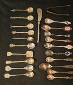 Diverse lepeltjes, zilver en verzilverd, Ophalen of Verzenden