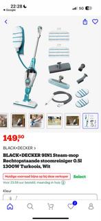 BLACK+DECKER 9in1 Stoomreiniger - Zo goed als nieuw!, Ophalen, Stofzuiger, Zo goed als nieuw, Reservoir