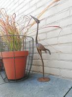 Metalen vogel ter decoratie, Huis en Inrichting, Woonaccessoires | Overige, Ophalen, Gebruikt