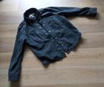 heren shirt, Calvin Klein, Zwart, Gedragen, Halswijdte 39/40 (M)