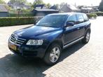 VW TOUAREG 4.2-V8 310PK 4 MOTION LUCHTVERING-MEEST LUXE UITV, Auto's, Automaat, 4172 cc, Blauw, 310 pk