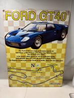Ford GT40 Tinnen Plaat 30x40cm, Ophalen of Verzenden, Gebruikt