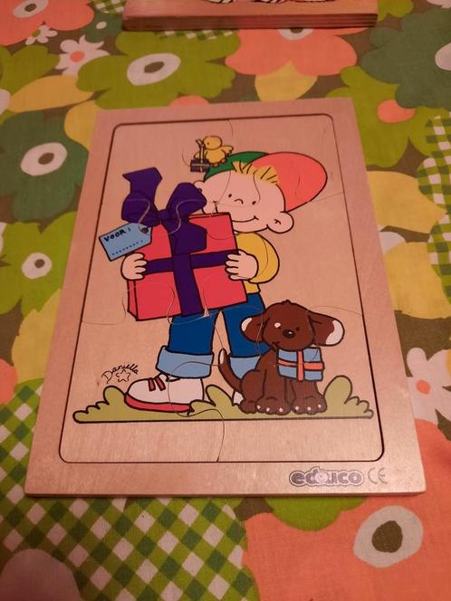 vintage houten puzzels peuters per stuk, Kinderen en Baby's, Speelgoed | Kinderpuzzels, Gebruikt, Minder dan 10 stukjes, Ophalen of Verzenden