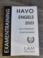 Examenbundel HAVO Engels 2023, Engels, HAVO, Zo goed als nieuw, L&M educatief