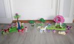 ruime set fairies div sets paddenstoel en de lelie met licht, Ophalen of Verzenden, Zo goed als nieuw, Complete set