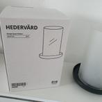 Ikea Hedervärd Windlicht, frosted glas/zwart, 22 cm, Verzenden, Nieuw, Glas, Minder dan 50 cm
