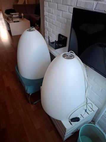 3 Formadri hanglamp bell dome kayra-calice 50 kunststof wit beschikbaar voor biedingen