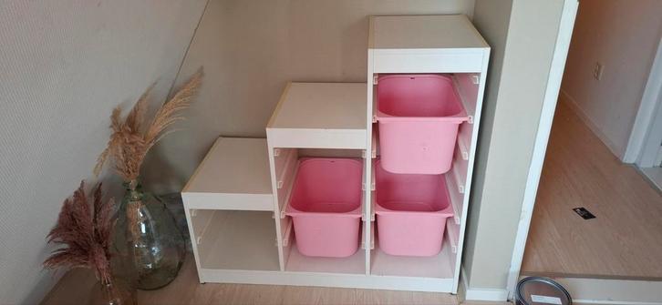 Ikea Trofast vakkenkast met bakken, Huis en Inrichting, Kasten | Kledingkasten, Zo goed als nieuw, Minder dan 100 cm, 50 tot 100 cm