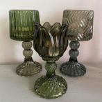 3 kandelaars / waxinelichten Nieuw!, Huis en Inrichting, Ophalen of Verzenden, Nieuw, Overige materialen, Minder dan 25 cm