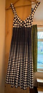Calvin Klein jurk zwart wit bollen, Kleding | Dames, Jurken, Ophalen, Zwart, Knielengte, Maat 36 (S)