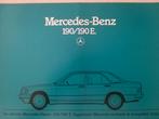 Nederlands 1983 Mercedes 190 190E folder éérste type, Boeken, Auto's | Folders en Tijdschriften, Ophalen of Verzenden, Zo goed als nieuw