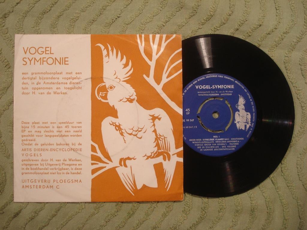 Vogel Symfonie 7" Vinyl Single (Nederland), Cd's en Dvd's, Vinyl Singles, Overige genres, 7 inch, Single, Ophalen of Verzenden