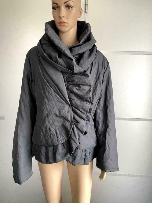 E1047 YAYA: maat L=42/44 winterjas jas winter grijs, Kleding | Dames, Jassen | Winter, Zo goed als nieuw, Maat 42/44 (L), Grijs