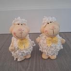 2 beeldjes schaapjes, Diversen, Pasen, Ophalen of Verzenden, Zo goed als nieuw