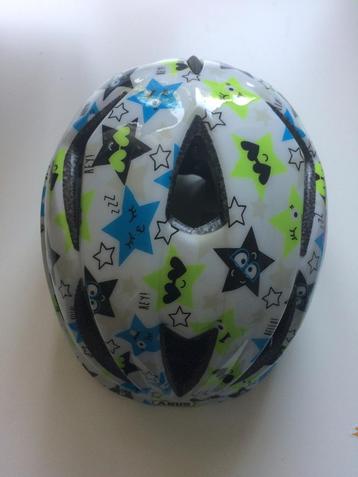 Abus Anuky White Star Kinder Fietshelm - Maat S (46-52 cm) beschikbaar voor biedingen