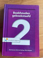 Boekhouden Geboekstaafd 2 - Lesboek, Ophalen of Verzenden, Gelezen, Overige niveaus, Bedrijfseconomie of M&O