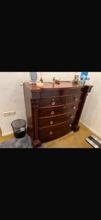 Antieke kersen houten kast, Ophalen of Verzenden, Gebruikt, 25 tot 50 cm