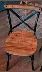 2 stoere stoelen, Huis en Inrichting, Stoelen, Ophalen, Bruin, Zo goed als nieuw, Vijf, Zes of meer stoelen