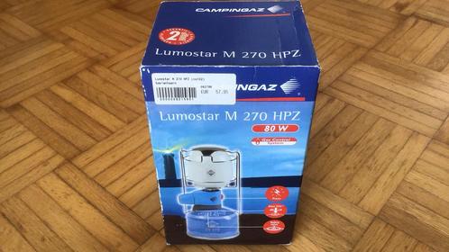 Lumostar M 270HPZ 80 W campinggaslamp met gastankje, Caravans en Kamperen, Kampeeraccessoires, Zo goed als nieuw, Ophalen of Verzenden