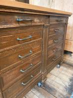 Stoere oude toonbank balie ladekast kookeiland kast, Antiek en Kunst, Antiek | Meubels | Kasten, Ophalen