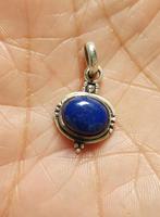Zilveren hanger met natuurlijke Lapis Lazuli zilver 925, O.T., Overige voorstellingen, Blauw, Nieuw