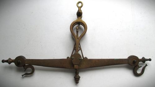 Balans~Koperen antiek weegsysteem~Koper~Graanbalans, Antiek en Kunst, Antiek | Gereedschap en Instrumenten, Ophalen of Verzenden