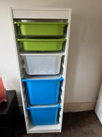 Trofast kast + bakken, Kinderen en Baby's, Kinderkamer | Commodes en Kasten, Ophalen, Gebruikt, Minder dan 50 cm, 90 tot 105 cm
