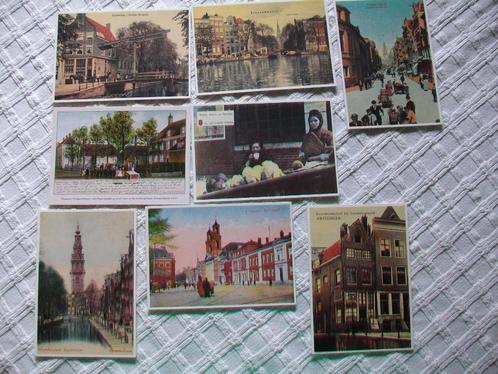 Finale opruiming. SET v 8 kaarten Amsterdamse Jodenbuurt, Verzamelen, Ansichtkaarten | Nederland, Noord-Holland, Ophalen of Verzenden
