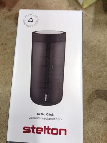Stelton To Go Click Thermobeker – 0.4L – Zwart – Gebruikt beschikbaar voor biedingen