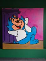 Schilderij benny the ball bekend van hanna barbara topcat, Antiek en Kunst, Kunst | Schilderijen | Modern, Ophalen