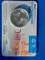 2012 Nederland 5 Euro Grachtengordel Coincard, Zilver, Ophalen of Verzenden, Losse munt, 5 gulden