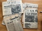 21 originele oorlogskranten WO II, Verzamelen, Militaria | Tweede Wereldoorlog, Ophalen of Verzenden, Overige soorten, Overige gebieden