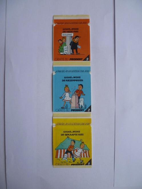 SUSKE EN WISKE"ORIGINELE PRODENT VOUWSTRIPJES "UIT 1987, Boeken, Stripboeken, Nieuw, Complete serie of reeks, Ophalen of Verzenden