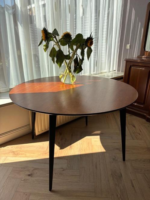 Ronde eettafel van Laredoute (120cm diameter), Huis en Inrichting, Tafels | Eettafels, Gebruikt, 100 tot 150 cm, 100 tot 150 cm