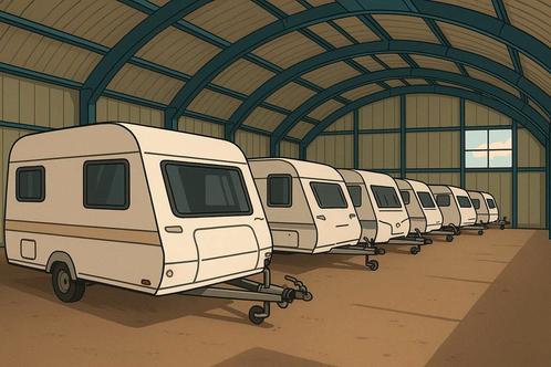 Caravanstalling z.o.g, Caravans en Kamperen, Caravanstallingen
