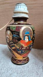 Satsuma lamp japan vaas vintage decoratie tafellamp, Antiek en Kunst, Antiek | Lampen, Ophalen of Verzenden