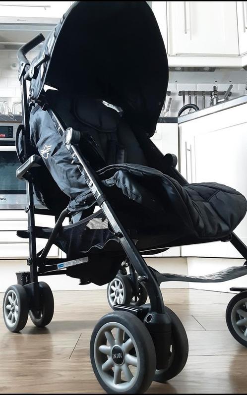 Easywalker Mini Buggy Luxury Black Kinderwagen wandelwagen, Kinderen en Baby's, Buggy's, Zonnekap, Ophalen