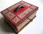 Vintage koektrommel met slot en sleutel, Ophalen of Verzenden