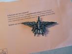 Starship troopers screenused blauwe pin metaal met coa, Ophalen of Verzenden, Zo goed als nieuw