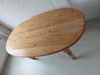 Ovale grenen eettafel. 177x97x78, Huis en Inrichting, Tafels | Eettafels, Gebruikt, Landelijk, Vijf personen of meer, 150 tot 200 cm