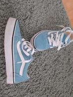 2 x gedragen VANS turquoise kinder schoenen maat 33 unisex, Vans, Jongen of Meisje, Schoenen, Ophalen of Verzenden