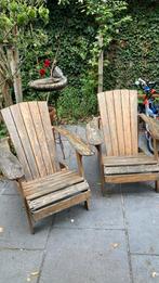 Opknappers lounge tuinstoelen, Ophalen, Gebruikt, Hout