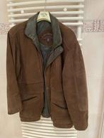 Suede jas, Ophalen, Bruin, Maat 46/48 (XL) of groter, Zo goed als nieuw