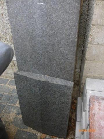 Muurafdekking afdekplaat 1.45m hardsteen met watergoot NEW beschikbaar voor biedingen
