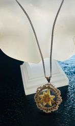 Zilveren hanger Edelweisz & zilveren ketting gekeurd zilver, Verzenden, Zo goed als nieuw, Zilver