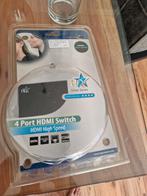 Hdmi switch 4 poorten. Nieuw in doos, Ophalen, Zo goed als nieuw