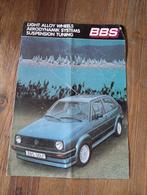 VW  BBS Velgen  1984  6 pag., Verzenden, Zo goed als nieuw, Volkswagen