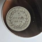 5 cent 1855 nederland, Koning Willem III, Verzenden, Zilver, Losse munt
